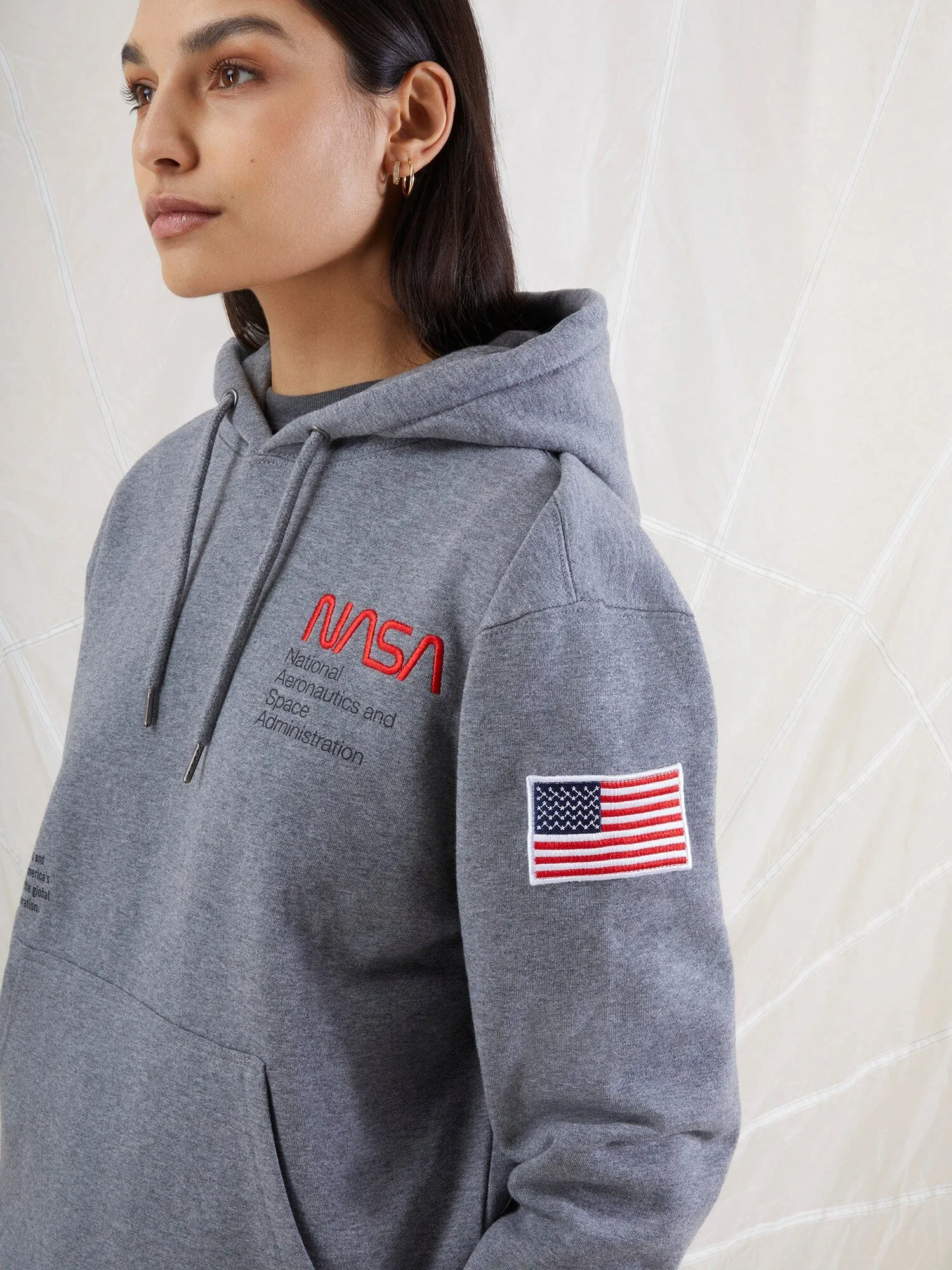 NASA WORM LOGO HOODIE