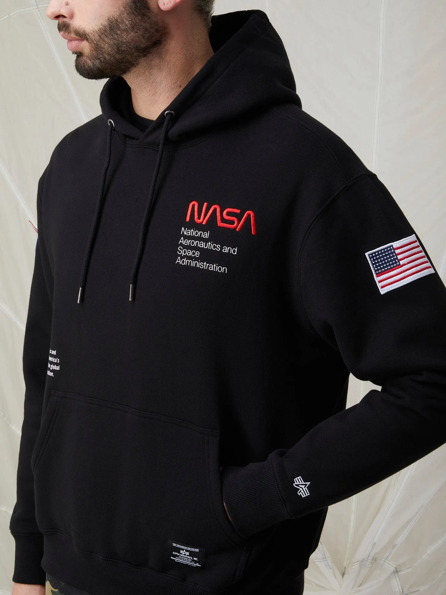 NASA WORM LOGO HOODIE