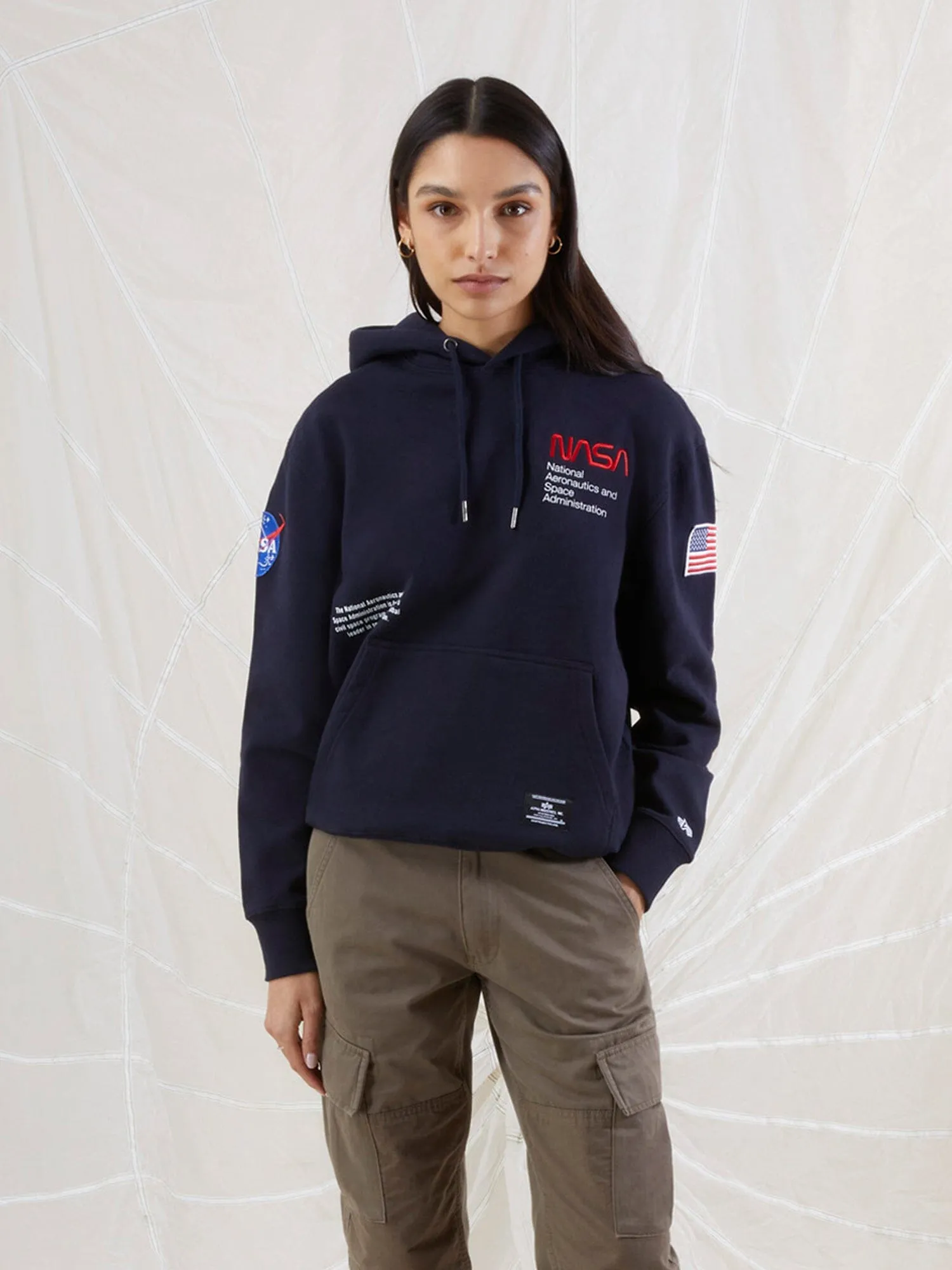 NASA WORM LOGO HOODIE