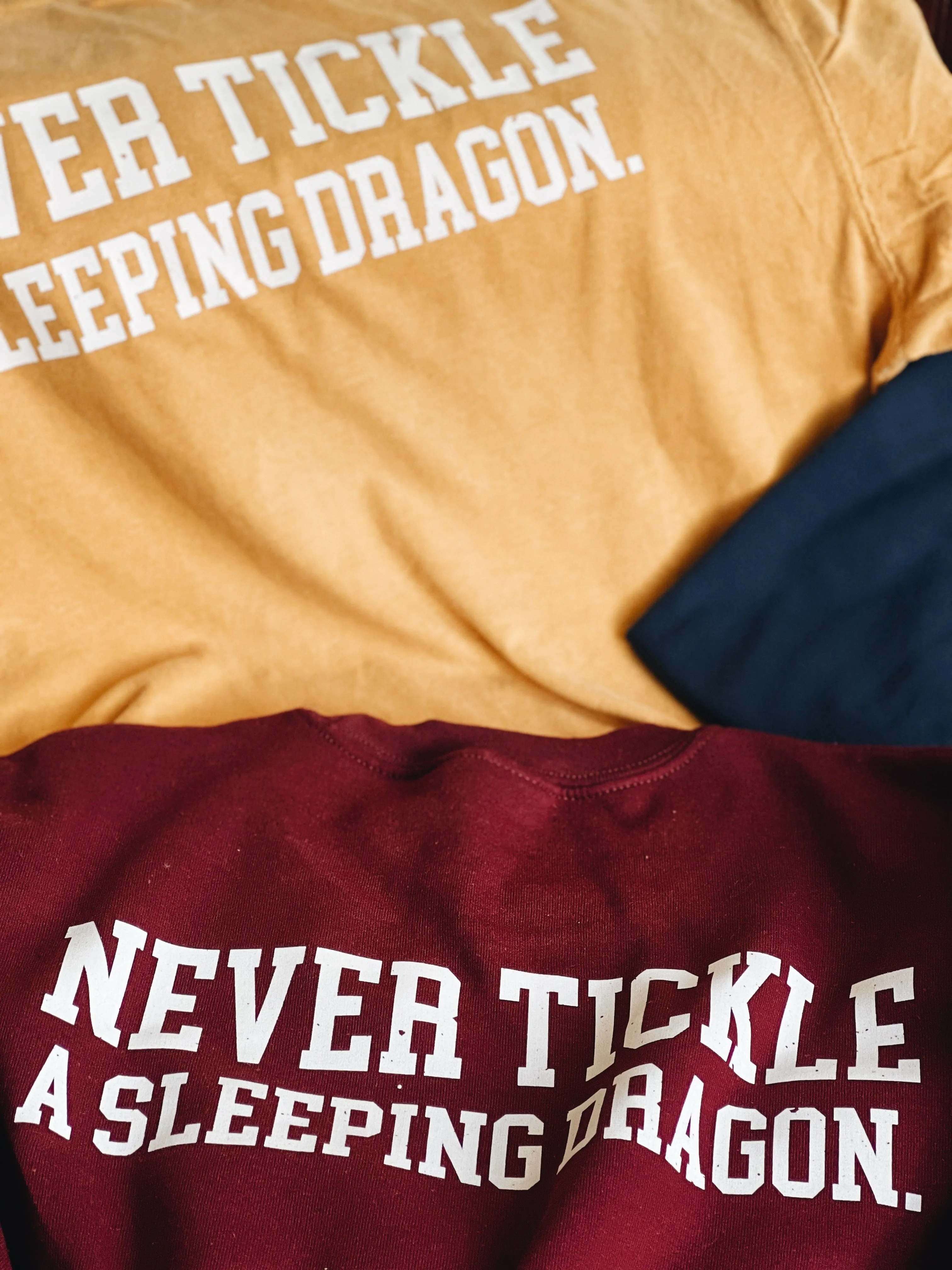 Never Tickle A Sleeping Dragon Graphic Sweatshirt