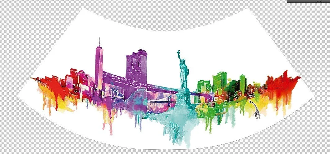 New York Art Skirt