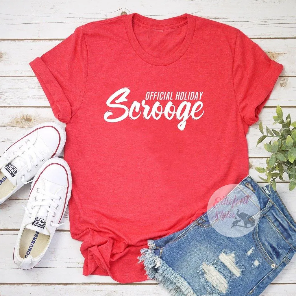 Official Holiday Scrooge Christmas Shirts