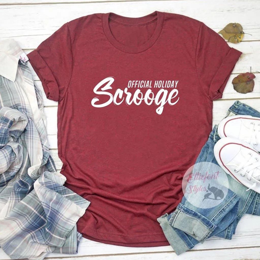 Official Holiday Scrooge Christmas Shirts