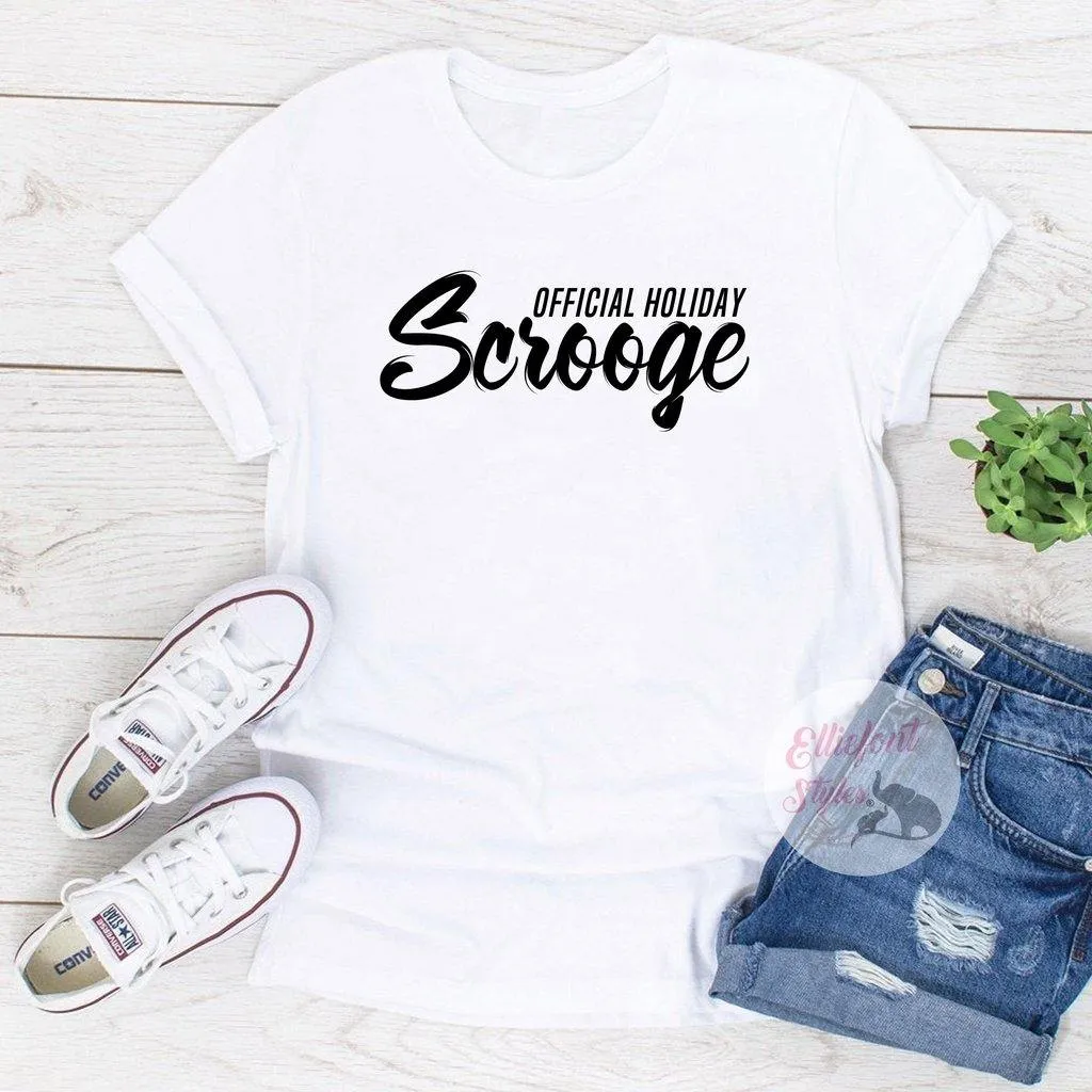 Official Holiday Scrooge Christmas Shirts