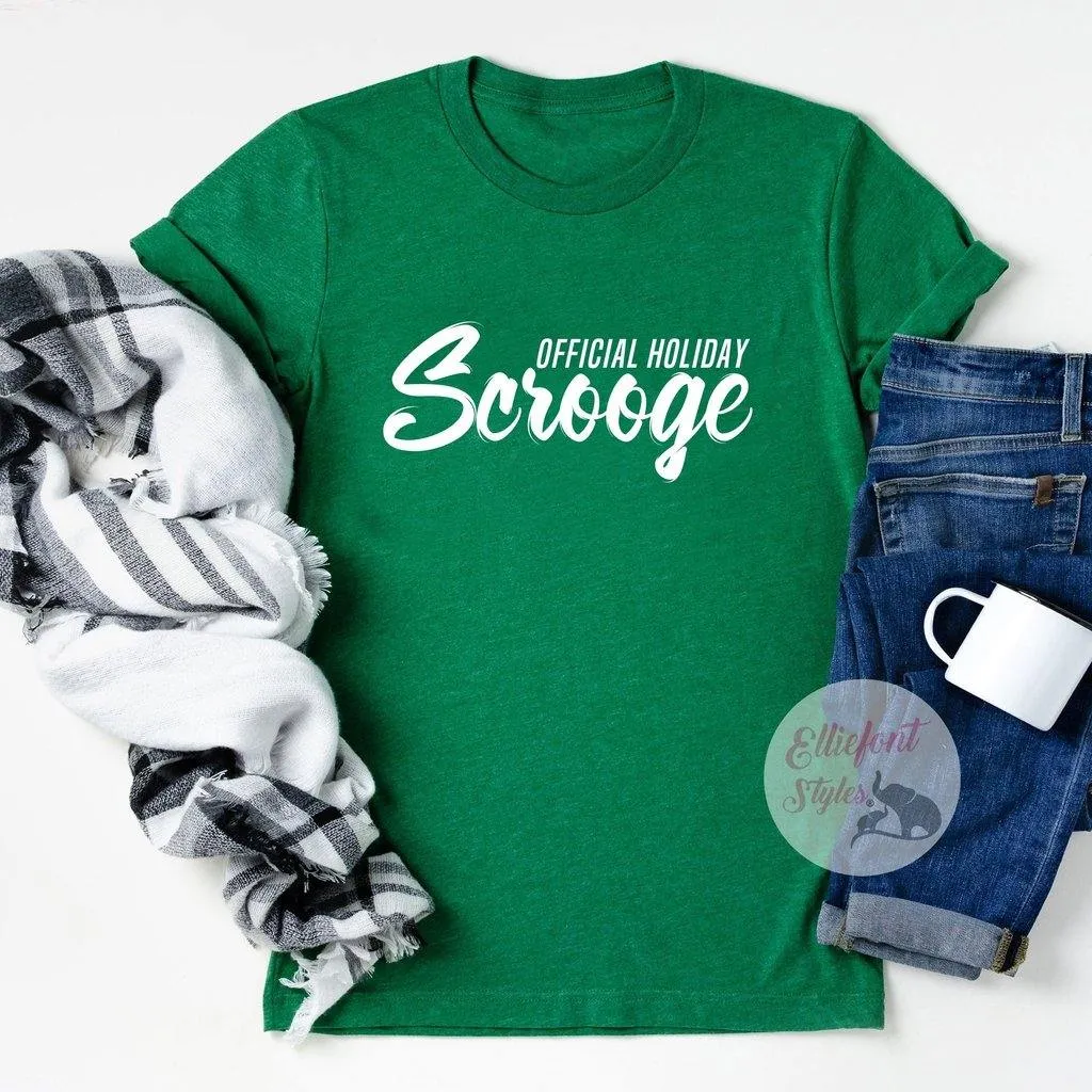 Official Holiday Scrooge Christmas Shirts