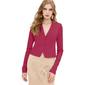 Patrizia Pepe Elegant Fuchsia Blazer Jacket