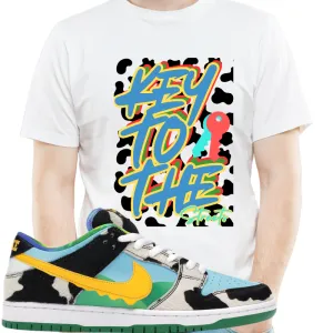 "Key to the Streets" T-shirt to Match Ben Jerry ice Cream Chunky Dunks