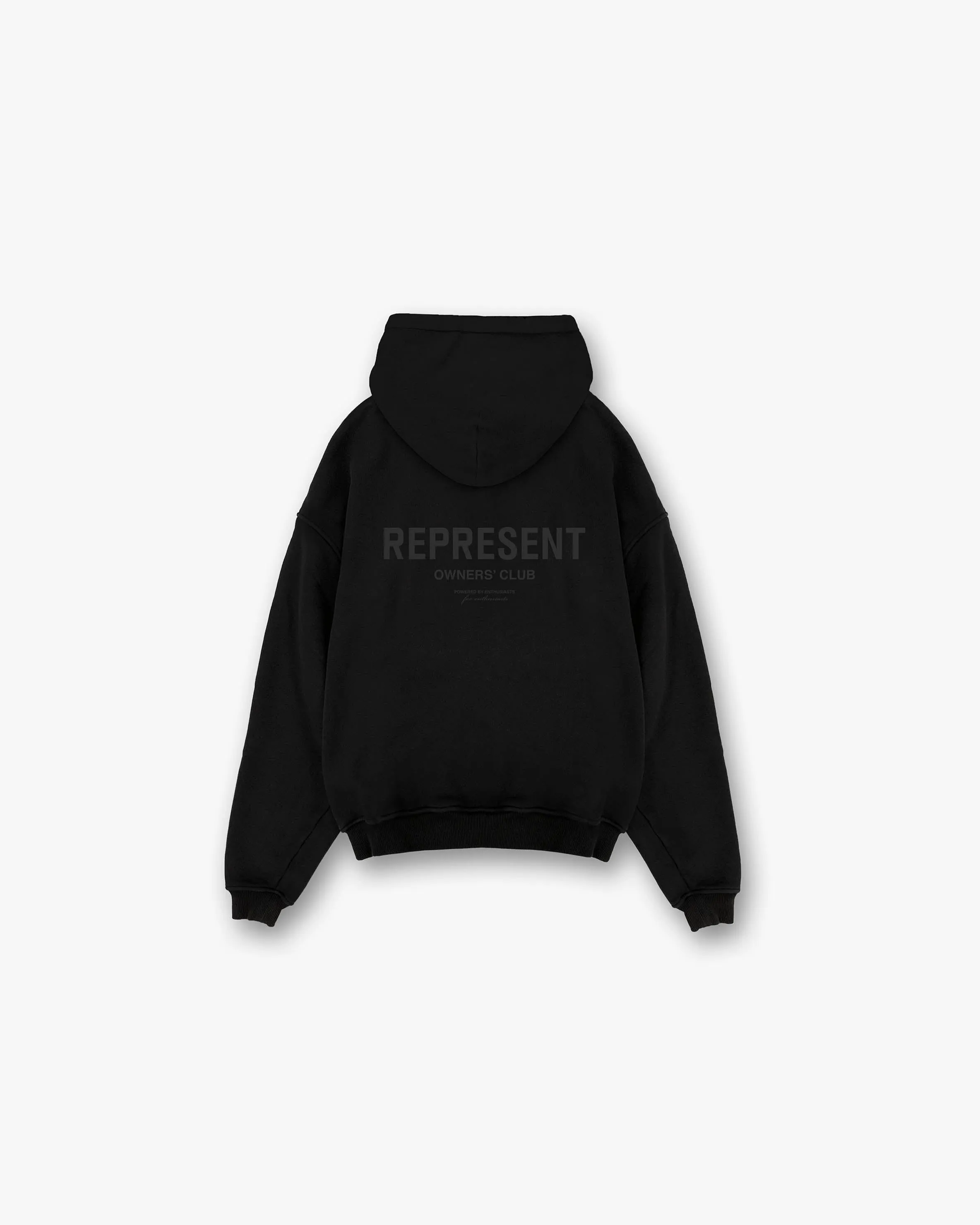 Represent Owners Club Zip Hoodie - Black Reflective