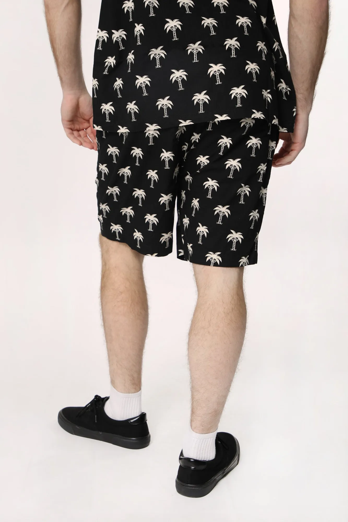 Short Jogger en Popeline Imprimé Arsenic Homme