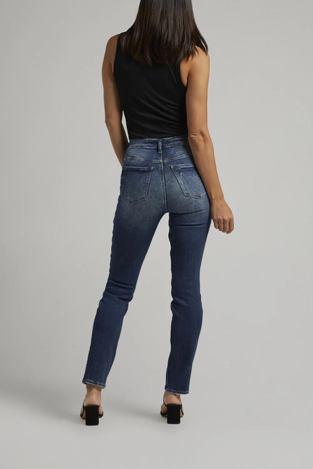 Silver Jeans Co. Infinite Fit High Rise Straight Leg Jean