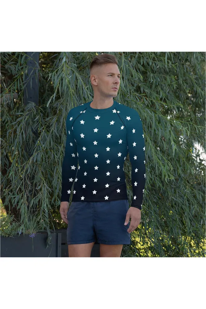 Starry Twilight Men's Rash Guard