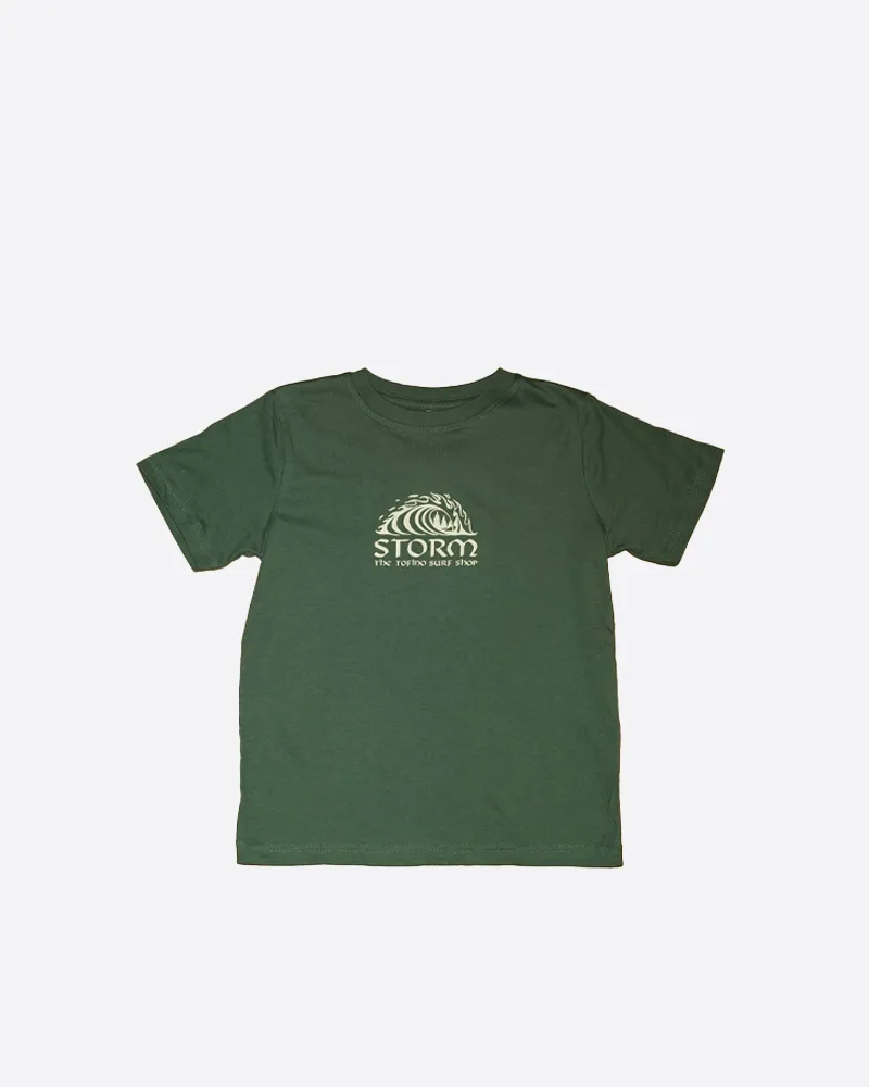 Storm Classic Wave Toddler Tee - Green