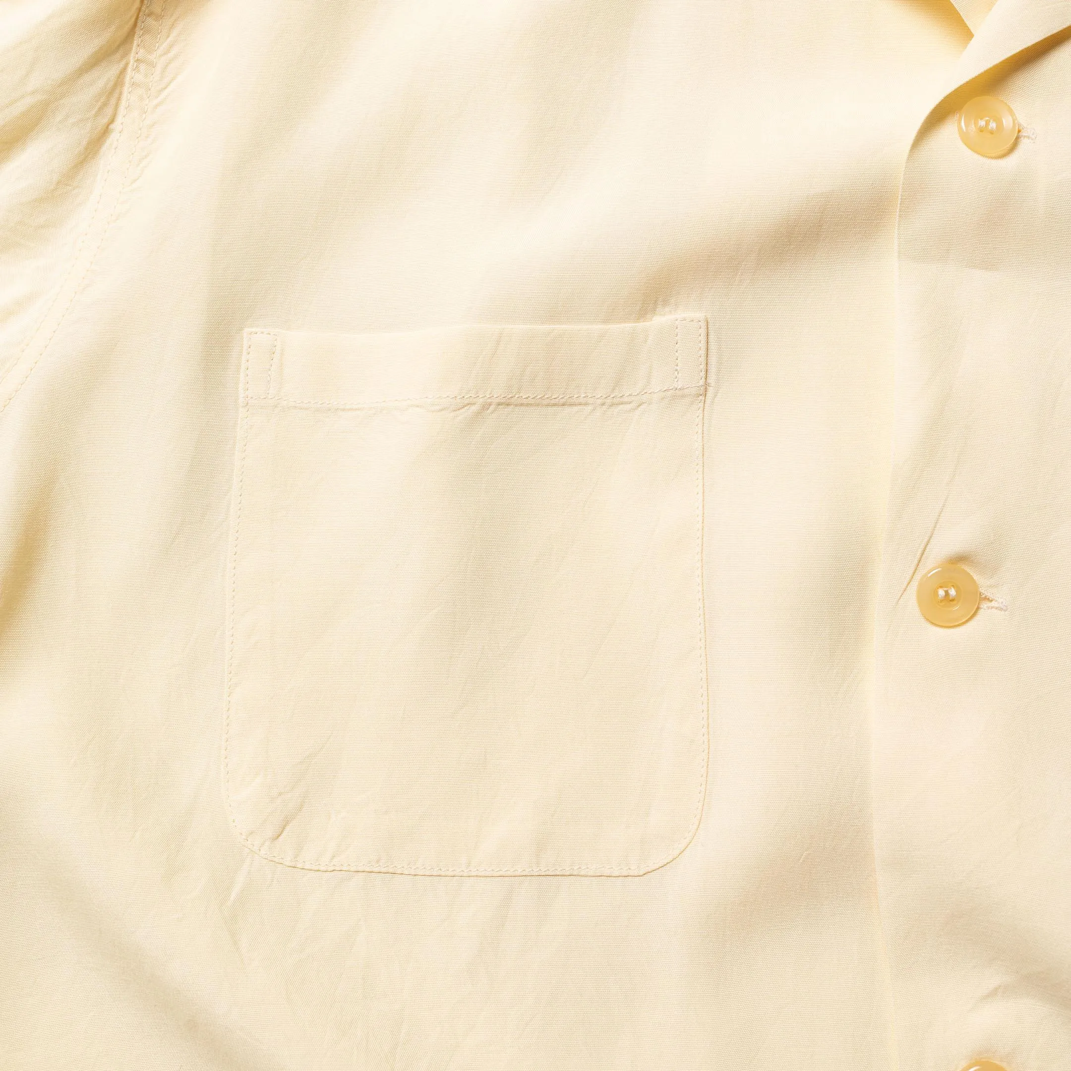 Style Eyes by Toyo Enterprise Plain Rayon Bowling Shirt Off White