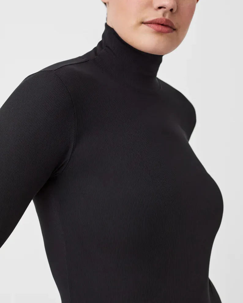 Suit Yourself Ribbed Long Sleeve Turtleneck Bodysuit