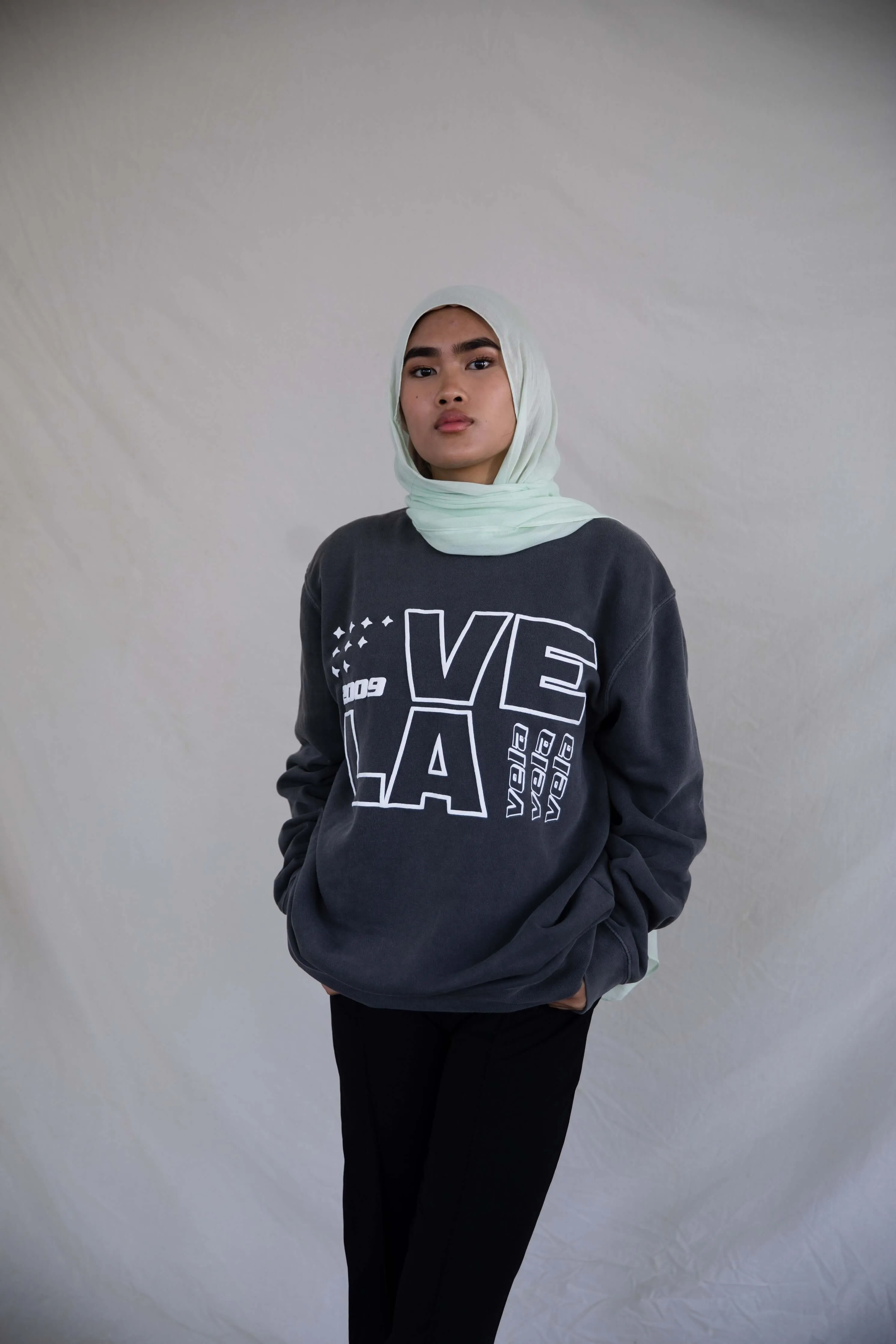 VELA Print Crewneck