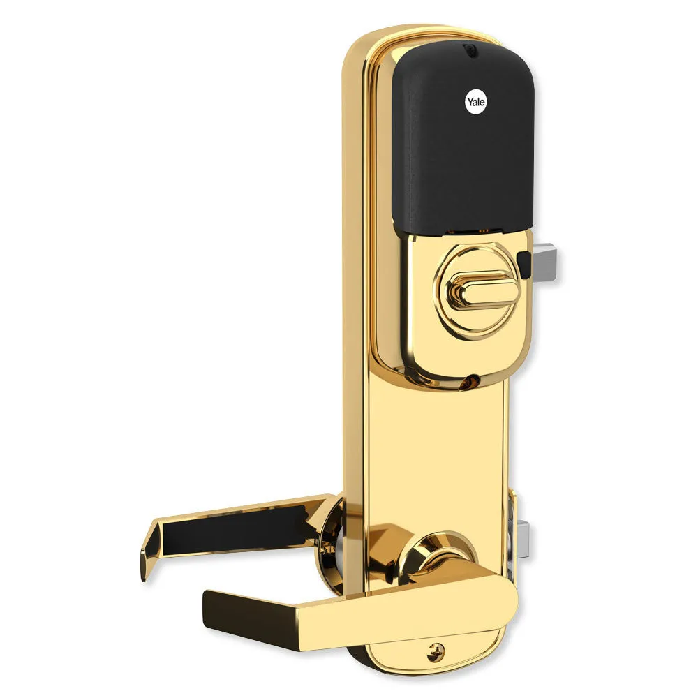 Yale Z-Wave Assure Interconnected Lockset with Push Button Deadbolt, Augusta Lever, Left Handed