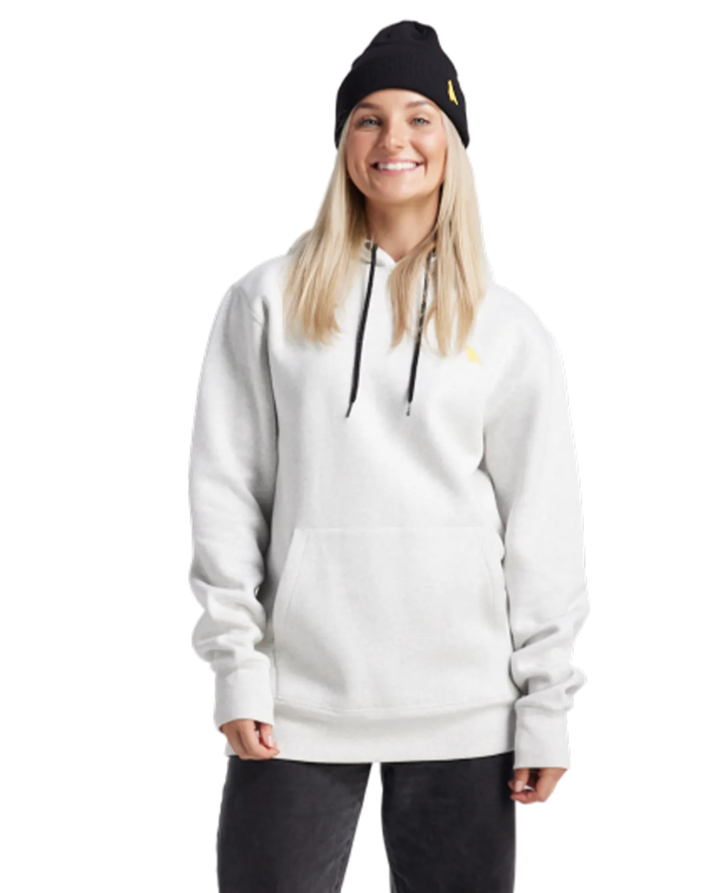 Yuki Threads Relaxed Old Mate Hoodie - Heather Grey